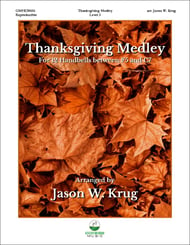 Thanksgiving Medley Handbell sheet music cover Thumbnail